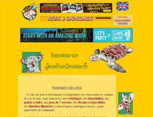 Tablet Screenshot of jeuxpourdessiner.fr